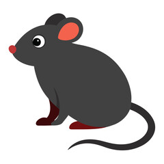 vector illustration of a mouse
