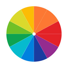 Obraz premium color wheel vector