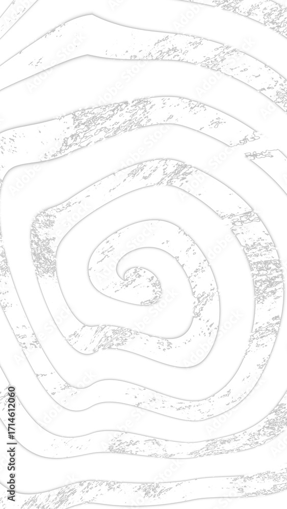 Poster abstract hypnotic grunge spiral. hand-drawn black and white textured swirl pattern. psychedelic dood