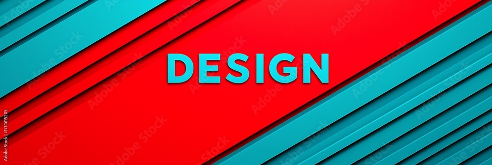 Poster a vibrant graphic featuring the word 