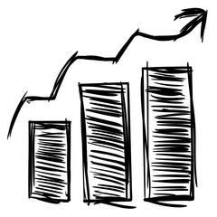 Growth Chart Business Progress Visualization
