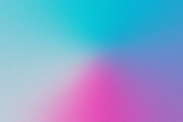Abstract grainy noisy purple pink and blue gradient background