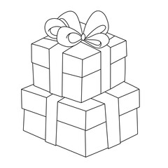 Gift box doodle