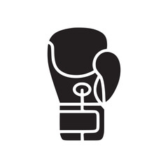 Illustration of a boxing glove the design is simple and modern, perfect for use in a variety of projects the glove is a symbol of strength, power, and determination, making it a great choice for sport