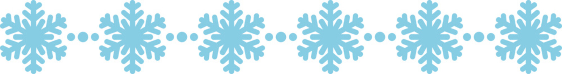 Blue Snowflake Holiday Decoration