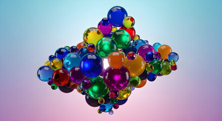 colorful balloons background