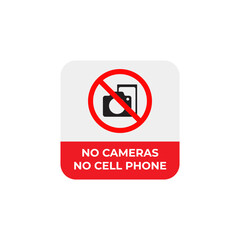 Notice Prohibited Cameras and Cell Phones