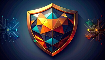 Geometric shield with circuit elements