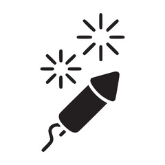 Illustration of a firecracker perfect for celebrating special occasions, adding a festive touch to designs, or symbolizing excitement and joy in various creative projects