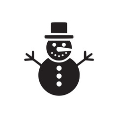 Illustration of a snowman perfect for winterthemed projects, christmas cards, or holiday decorations use it to add a touch of whimsy and cheer to your designs