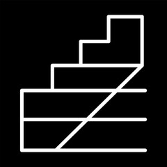 Step Pattern Icon. Vector icon design