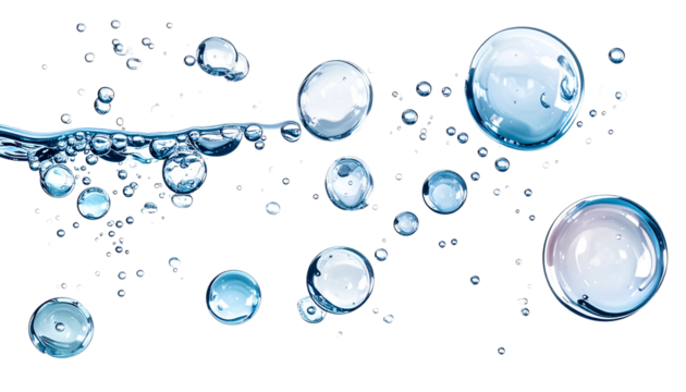 Water Bubbles PNG, Transparent Background, Blue Aqua Bubbles, Floating Bubbles Illustration, Fresh Clean Water Effect, Underwater Air Bubbles, Realistic Bubble Design, Ocean Elements