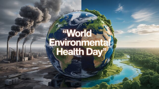 Clean air, green forests, and safe planet ensure healthy generations. - Powered by Adobe