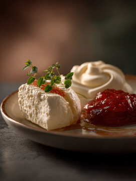 cheese with creamy guava paste