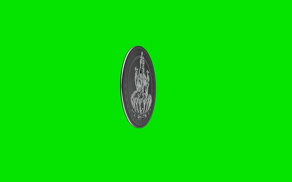 LAXMI MAA SIVER COIN GREEN SCREEN ANIMATION