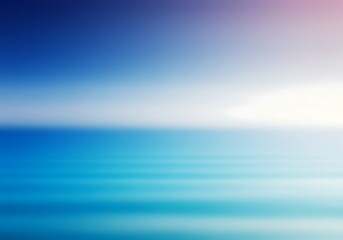 Fototapeta premium Serene Abstract Ocean View with Pastel Sky and Gradient Hues Minimalist Nature Design