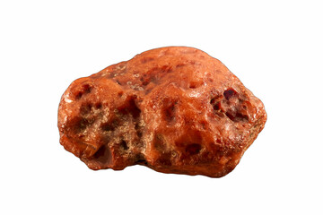 Natural amber stone showcasing warm orange hues and unique textures, perfect for collection and decoration in any setting