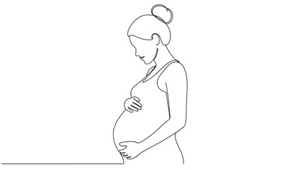 Vector illustration set featuring a collection of mother and child line art designs. Minimalist, elegant, and emotional illustrations symbolizing love, family, maternity, and care. Perfect for wall ar