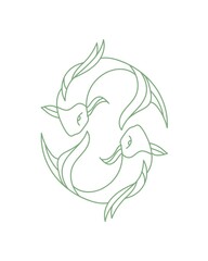 vector illustration of an angel with wings