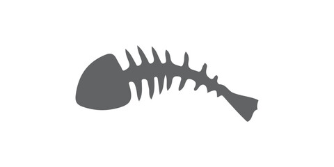 Fishbone Skeleton Illustration