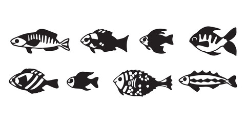 Fishbone Skeleton Illustration