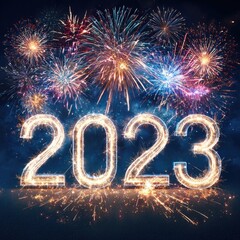 Sparkling 2023 fireworks display