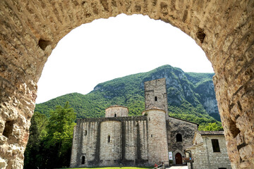 Abbazia di San Vittore alle Chiuse,San Vittore Terme,Genga. Marche,Italia