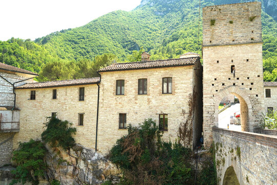 Abbazia di San Vittore alle Chiuse,San Vittore Terme,Genga. Marche,Italia