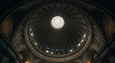 Architectural dome interior