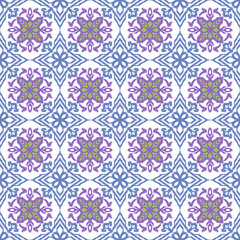 seamless floral Geometric Ornamental pattern 
