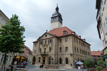 Obraz premium Rathaus in der Altstadt von Bad Langensalza