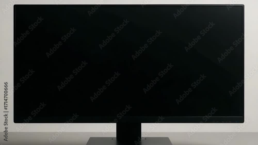 Poster monitor displaying a critical system failure alert, representing technological issues and challenges