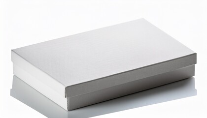 Fototapeta premium White Shoe Box Isolated On Transparent Background