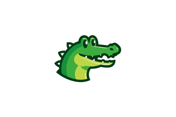 cartoon crocodile with a smile