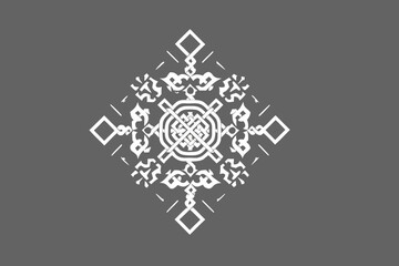 vector illustration of a christmas snowflake