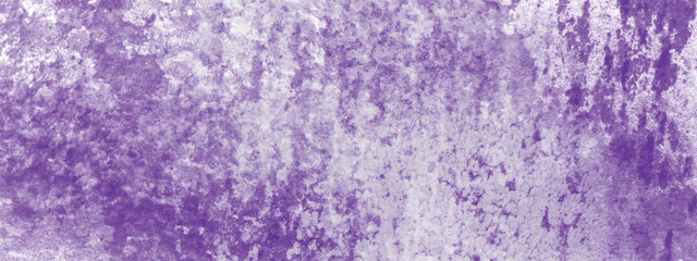 Violet painted distressed surface with abstract creative patterns