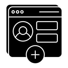 Web and Design Development or Graphics Design Glyph Icons and illustrations Pack