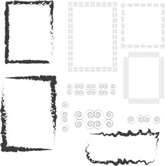 ornate, luxury, abstract, art, calligraphy, illustration, rectangle, decoration, design, outline, template, vector, border, 