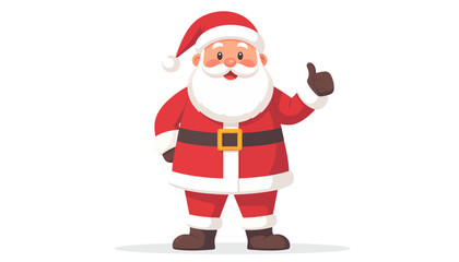santa claus isolated on white background