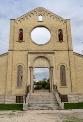 Fototapeta premium entrance to the church