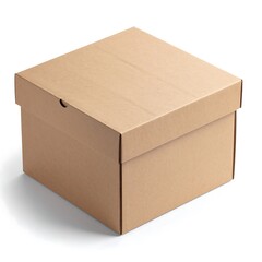 Square cardboard box