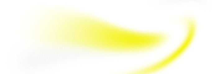 Abstract grainy yellow gradient shape, a soft textured transparent element for modern web design