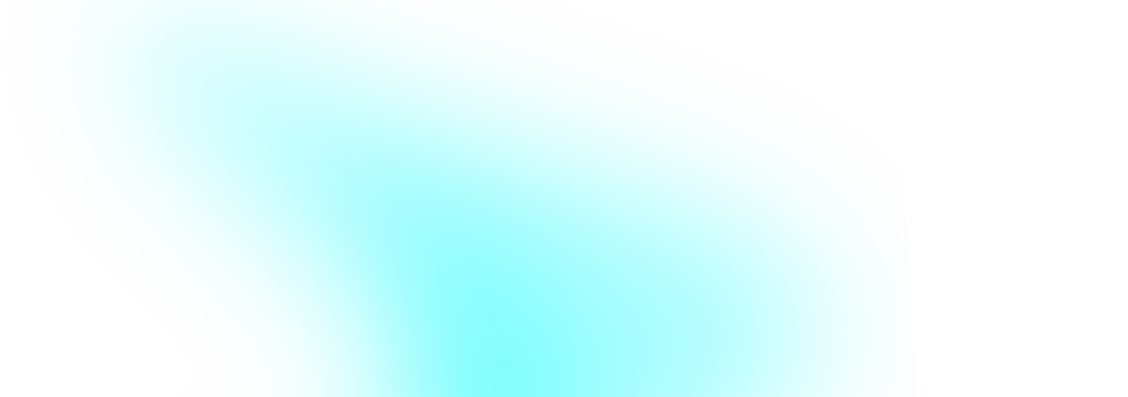 Abstract blue and green color blend, a soft fluid shape with a transparent background for UI and digital art.