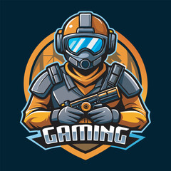 fighter Game logo design 