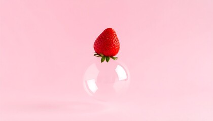 Strawberry on a Bubble