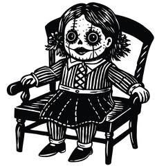 pirate girl with skull