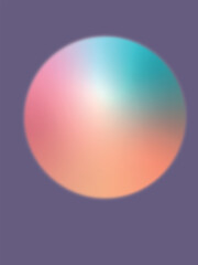 Abstract Gradient Orb Background