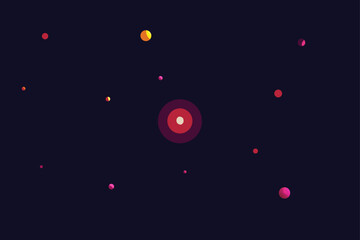 Dark Mode with Glowing Particle Background