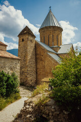 06.28.2025, Tbilisi, Georgia. Medieval defensive fortress of Ananuri (Ananuri Castle)