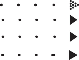 Collection of diverse arrow shapes and styles in various colors isolated on white background